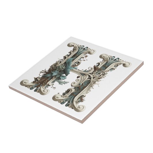 Carreau Monogramme initial H (Côté)