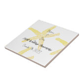 Carreau Monogrammes du 25e anniversaire du Mariage de la l (Côté)