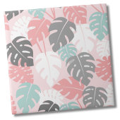 Carreau Monstera moderne Feuille Motif Tropical
