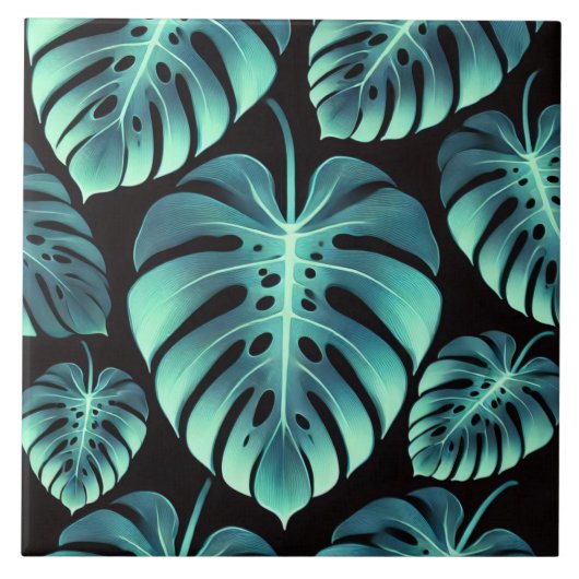 Carreau Monstera mystérieux (Devant)