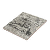 Carreau Monstre de carte/serpent de mer (Côté)