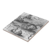 Carreau Monstre de carte/serpent de mer (Côté)