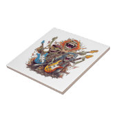 Carreau Monstres de Rock and Roll pour les amateurs de mus (Côté)