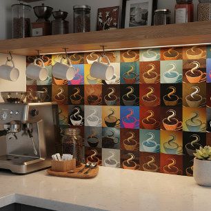 Carreau montage de tasse à café