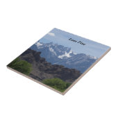 Carreau Montagnes de Lone Pine enneigées   (Côté)