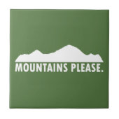 Carreau Montagnes s'il vous plaît (Devant)