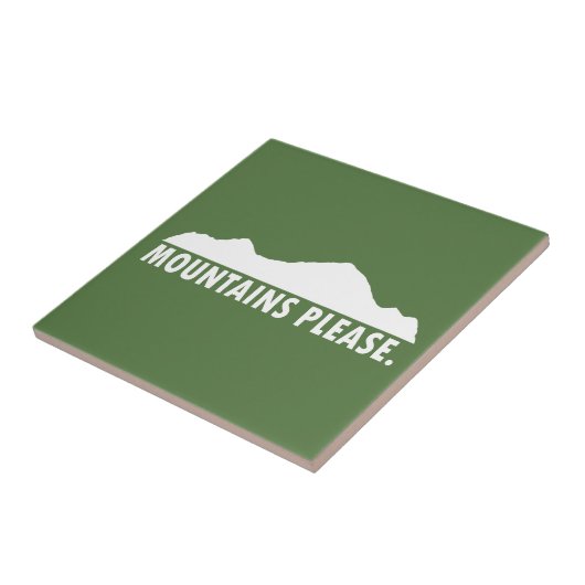 Carreau Montagnes s'il vous plaît (Côté)