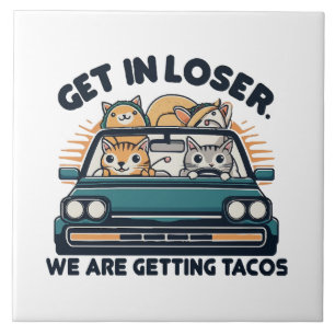Carreau Monte dans la voiture, on va chercher des Tacos