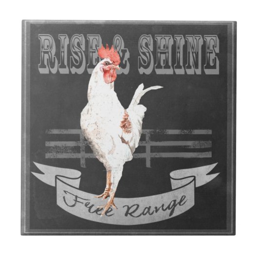 Carreau Monter et briller le coq (Devant)