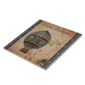 Carreau montgolfière parisienne céramique (Côté)