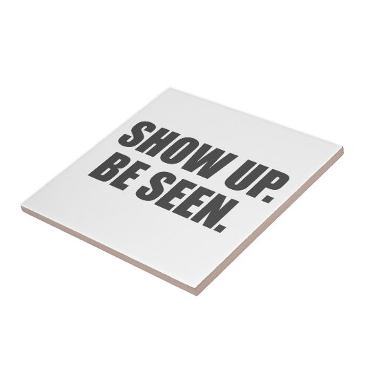 Carreau Montre. Sois Vu ! (Côté)