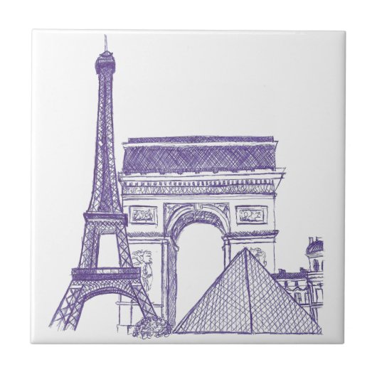 Carreau Monuments de Paris (Devant)