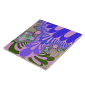 Carreau Mood rose et violet (Côté)