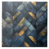 Carreau Moody Modern Mosaic Dark Blue Gold ID1185 (Devant)