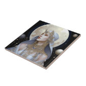 Carreau Moon Goddess Queen Imaginaire Art (Côté)