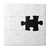 Carreau Morceau absent de puzzle (Devant)