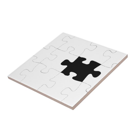 Carreau Morceau absent de puzzle (Côté)