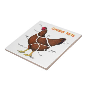 Carreau Morceaux de poulet