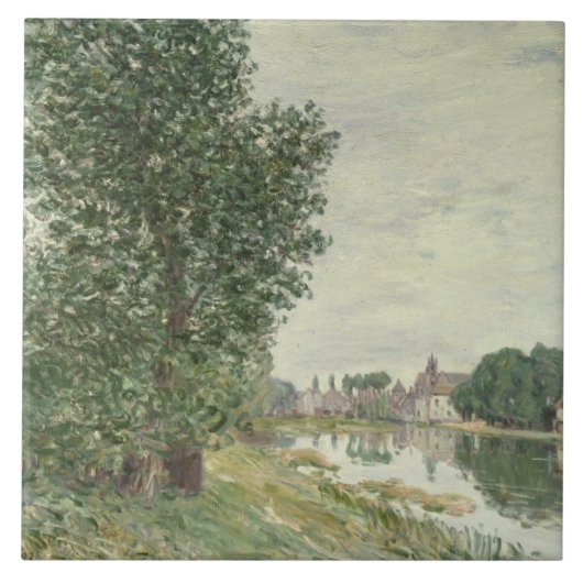 Carreau Moret-sur-Loing d'Alfred Sisley | (Devant)