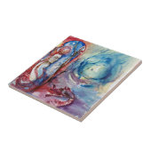 Carreau MORGANA / Magie et mystère, Imaginaire bleu rose (Côté)