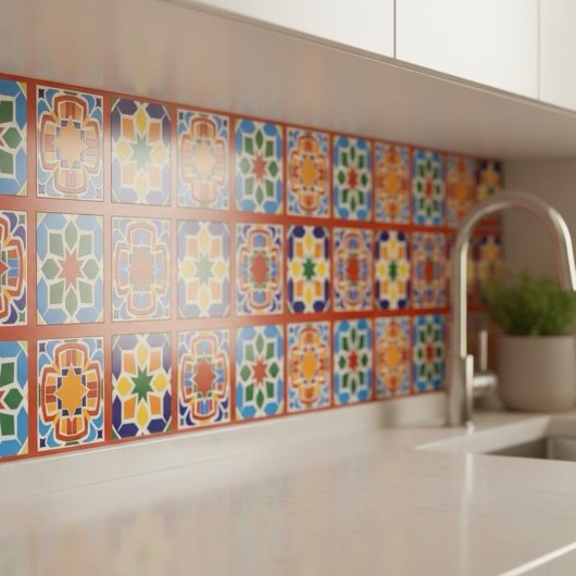 Carreau Moroccan Geometric Ceramic Tile Decor