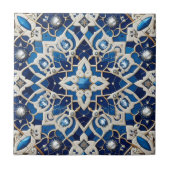 Carreau Moroccan Mediterranean Faux Diamond Tile Pattern (Devant)