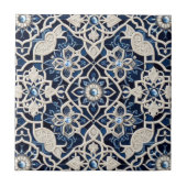 Carreau Moroccan Mediterranean Faux Diamond Tile Pattern (Devant)