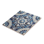 Carreau Moroccan Mediterranean Faux Diamond Tile Pattern (Côté)