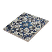 Carreau Moroccan Mediterranean Faux Diamond Tile Pattern (Côté)
