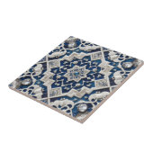 Carreau Moroccan Mediterranean Faux Diamond Tile Pattern (Côté)