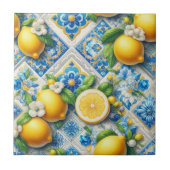 Carreau Moroccan Mediterranean Lemons  (Devant)