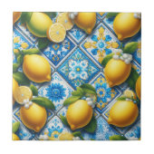 Carreau Moroccan Mediterranean Lemons  (Devant)