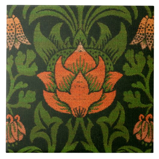 Carreau Morris - Violette et Ancolie  (Devant)