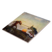 Carreau "Mort du roi Arthur et de sir Mordred" par NC Wyet (Côté)