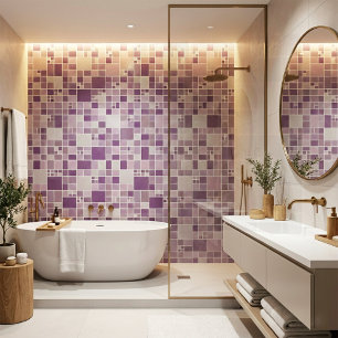 Carreau Mosaic Mauve Motif Cuisine Salle de bain Carrelage