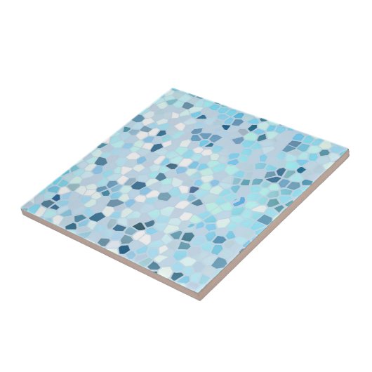 Carreau Mosaïque bleue (Côté)