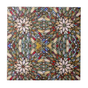 Carreau Mosaïque colorée de la vitre