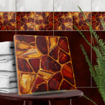 Carreau Mosaïque d'Agate et de pierre carnelienne<br><div class="desc">Cette magnifique tuile fait partie de ma collection "I see red" de tuiles aux tons rouge et orange dans différentes textures - aquarelle, marbre, agate, carnelien, citrine. Utilisez-le pour créer un look époustouflant dans la salle de bain ou la douche - mosaïque d'accent derrière le mixer ou la baignoire par...</div>