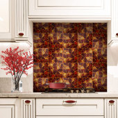 Carreau Mosaïque d'Agate et de pierre carnelienne