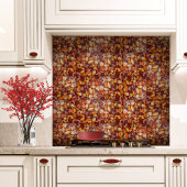 Carreau Mosaïque d'Agate et de pierre carnelienne