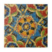 Carreau Mosaïque de fleurs (Devant)