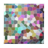 Carreau Mosaïque de fleurs (Devant)