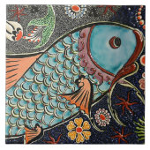 Carreau Mosaïque de Koi (Devant)