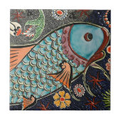 Carreau Mosaïque de Koi (Devant)