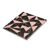 Carreau Mosaïque de marbre rose (Côté)