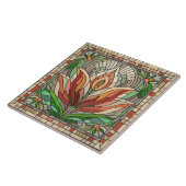 Carreau Mosaïque de verre tulipe (Côté)