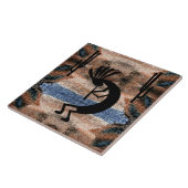 Carreau Mosaïque du désert du sud-ouest de Kokopelli 6" (Côté)