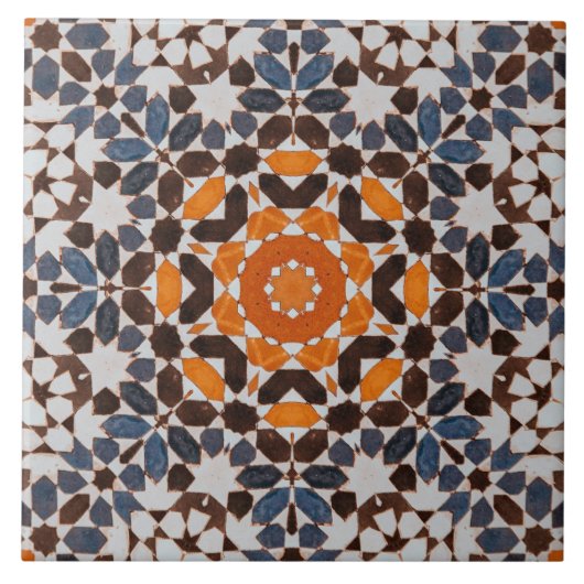 Carreau Mosaïque du Maroc (Devant)