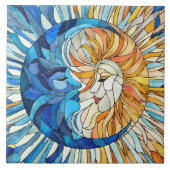 Carreau Mosaïque du soleil et de la lune (Devant)