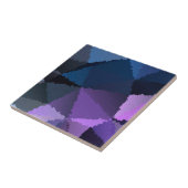 Carreau Mosaïque en bleu et rose (Côté)